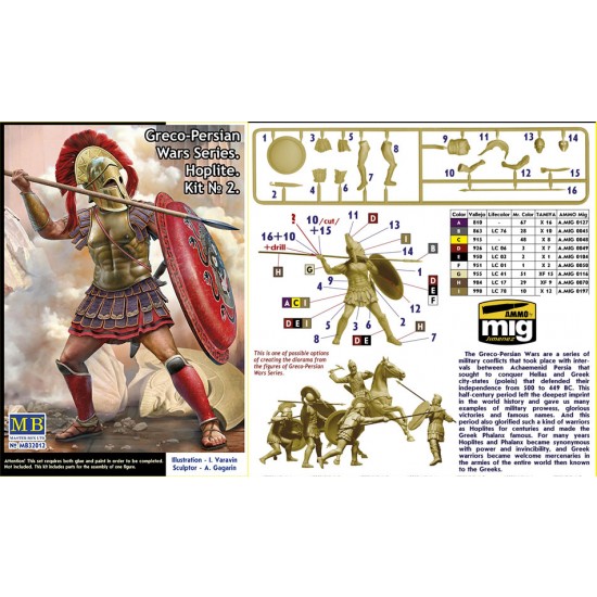 1/32 Greco-Persian Wars Series - Hoplite Kit Vol. 2