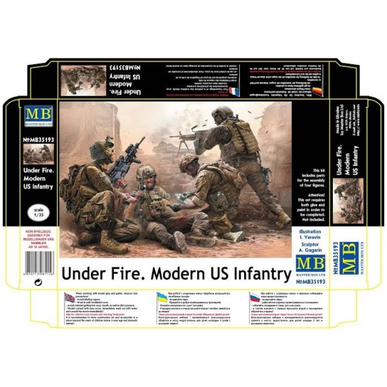 1/35 Modern US Infantry "Under Fire"