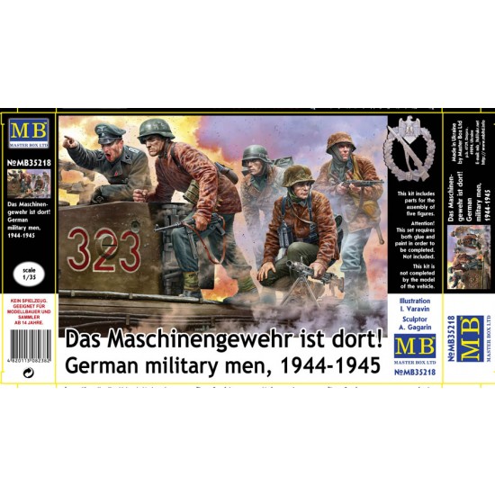 1/35 German Military Men 1944-1945 (5 figures) "Das Maschinengewehr ist dort!"