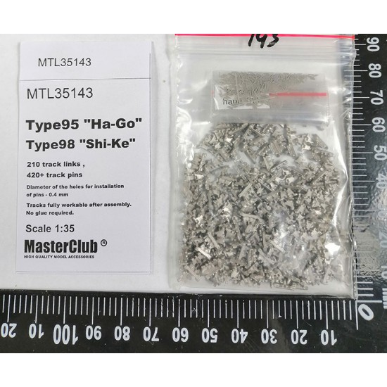 1/35 Metal Tracks for Type 95 "Ha-Go"/Type98 "Shi-Ke"