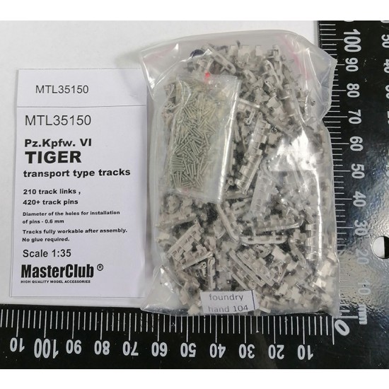 1/35 Tracks for Pz.Kpfw.VI Tiger Transport Track
