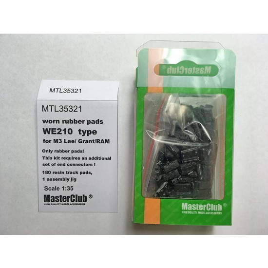 1/35 M3 Lee/Grant/RAM/M4 Worn Rubber Pads WE210 Type (180pcs)