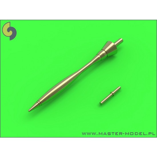 1/48 Dassault Mirage F.1 Pitot Tube & Angle of Attack Probe (Turned Brass)