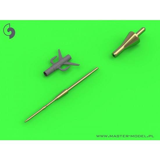 1/72 Mikoyan MiG-31 Foxhound Turned Brass Pitot Tube