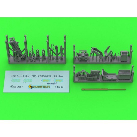 1/35 Browning M2HB .50 cal (12.7mm) for M49 Ring Mount