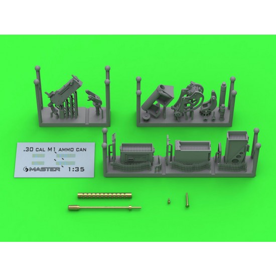 1/35 Browning M1919 A4 .30 cal (7.62mm) with Anti-aircraft M20 Mount