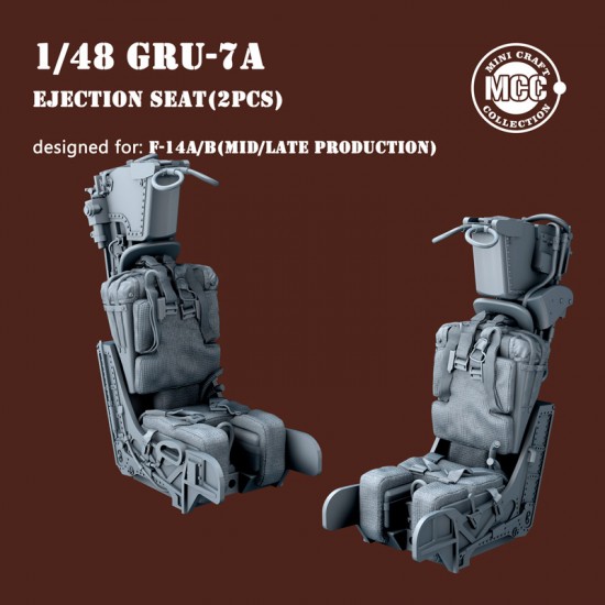 1/48 GRU-7A Ejection Seats for F-14A/B Mid/Late (2pcs)