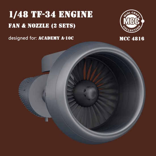 1/48 A-10C Thunderbolt II Engine Fan Blades and Nozzles for Academy kits