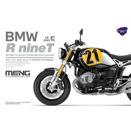 1/9 BMW R nine T Option 719 Black Storm Metallic/Vintage [Pre-coloured Edition]