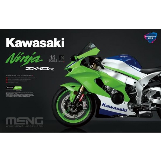 1/9 Kawasaki ZX-10R Motorcycle [Pre-coloured Edition]