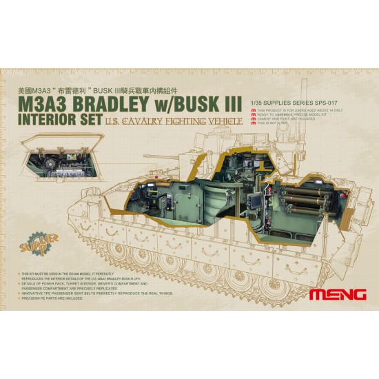 1/35 M3A3 Bradley w/BUSK III Interior Details