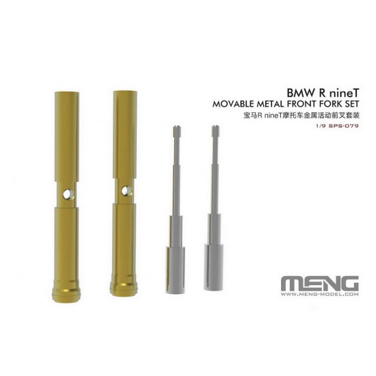 1/9 BMW R nineT Movable Metal Front Fork Set for MENG-MT003