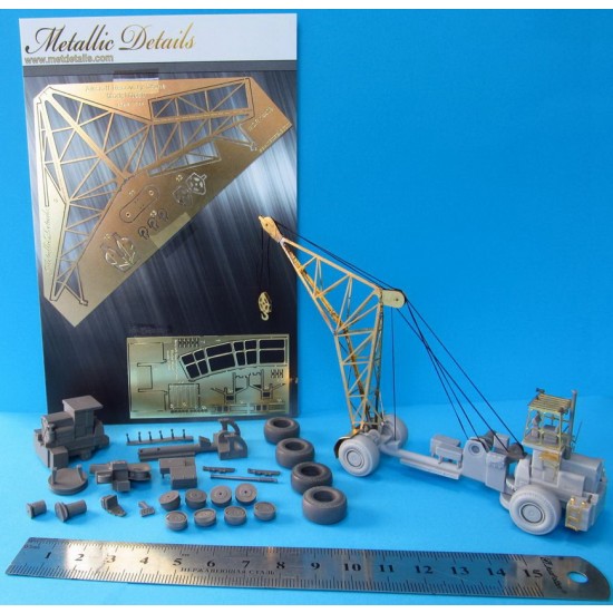 1/144 Aircraft Recovery Crane NS60 Kit (resin, PE, thread & film)
