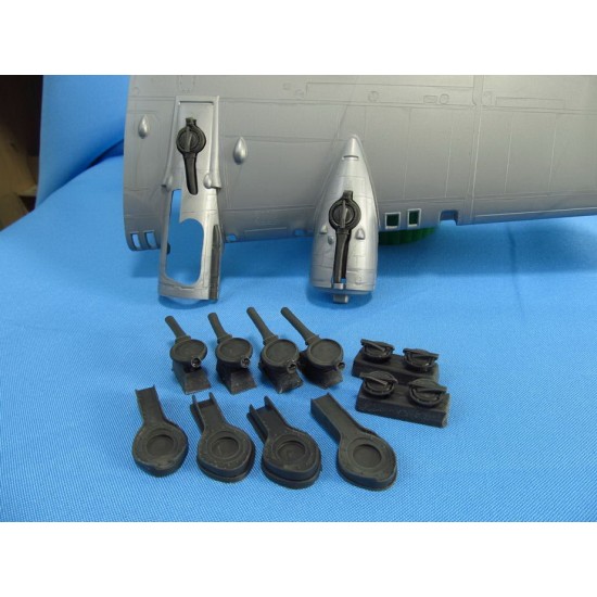 1/48 Boeing B-17 Flying Fortress Turbochargers Set for Revell/Monogram kits