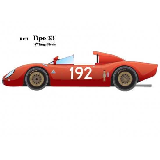 1/24 Full Detail Kit: Tipo33 '67 Targa Florio