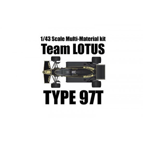 1/43 Multi-Material Kit: Lotus Type 97T Ver.B 1985 Rd.13 Belgian GP