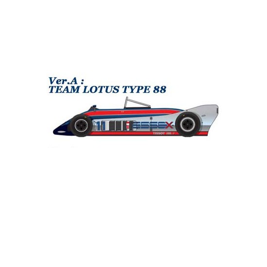 1/43 Multi-Material Kit: Lotus Ver.A Type 88 '81 Long Beach/Argentine/Brazil GP #11 #12