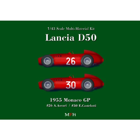 1/43 Multi-Material Kit: Lancia D50 Ver.B 1954 Test Version A.Ascari