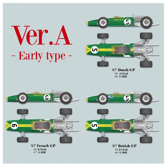 1/12 Full Detail Kit: Lotus Type49 Ver.A Early Type