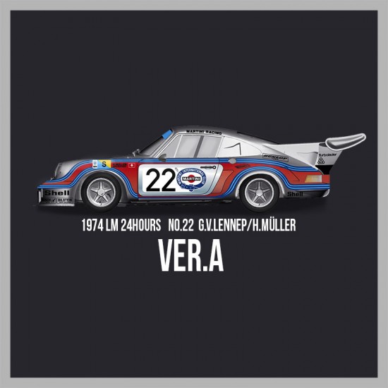 1/12 Multi-Material Kit: Porsche 911 Carrera RSR Turbo Ver.A 1974 LM 24hours 2nd No.22