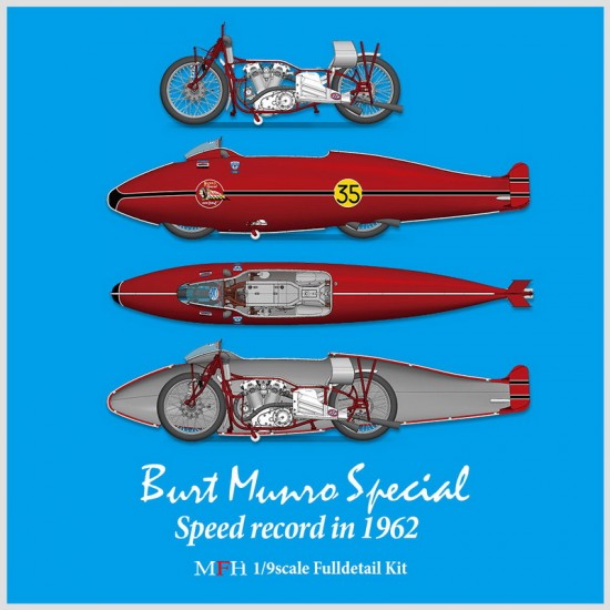 1/9 Full Detail Kit: Burt Munro Special [Speed record in 1962]