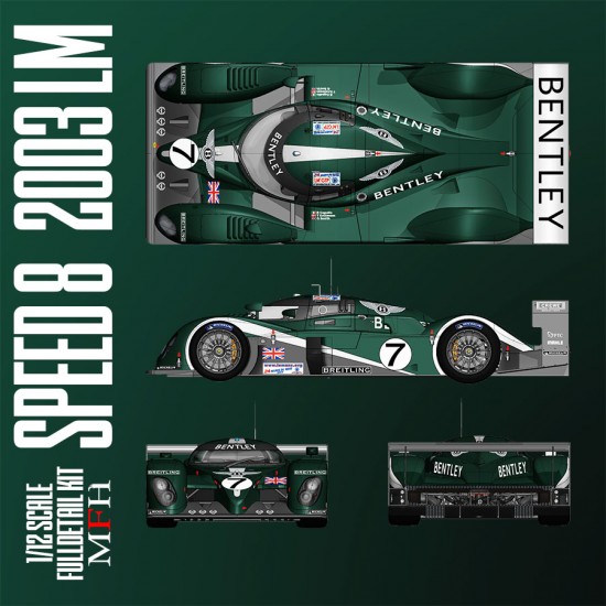 1/12 Multimedia kit - Bentley Speed 8 2003LM