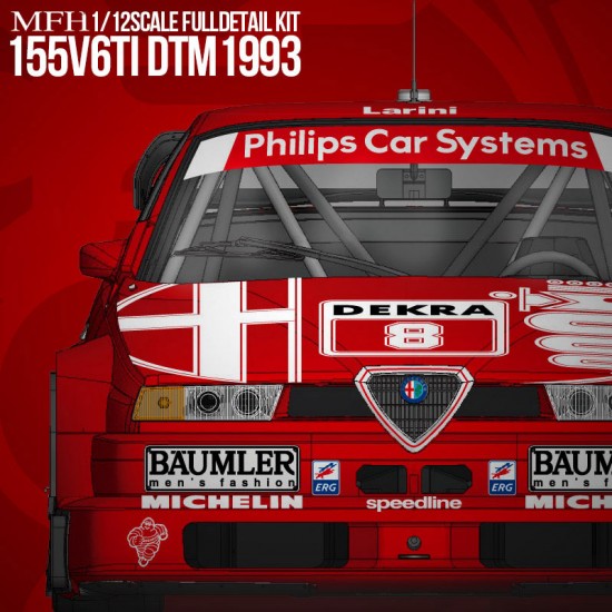 1/12 Full Detail Kit: Alfa Romeo 155V6TI [DTM1993]