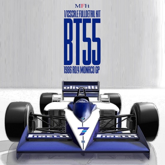 1/12 Brabham BT55 1986 Rd.4 Monaco GP #7 Riccardo Patrese / #8 Elio de Angelis
