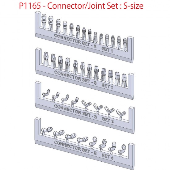 Connector/Joint Set #S-size for 1/20 1/24 kits