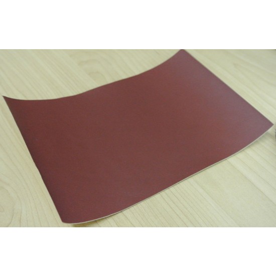 Adhesive Leather-Look Cloth for Seat: Brown (Size: 100mm x 150mm