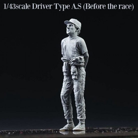 1/43"Dive Nine" Figure Series - Driver Type A.S Before the Race 