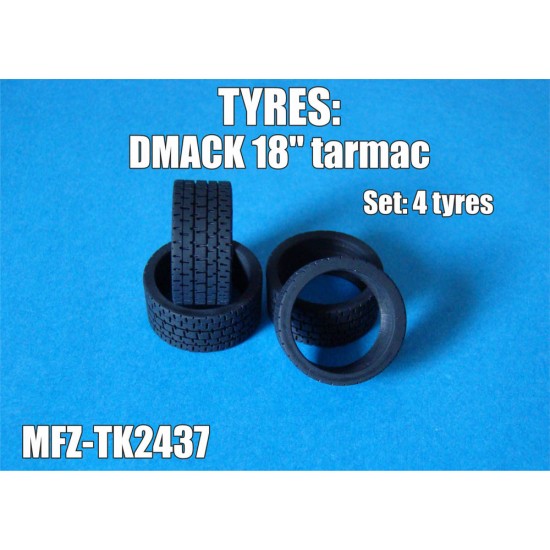 1/24 Dmack Tyres 18'' Tarmac MF-Zone TK2437
