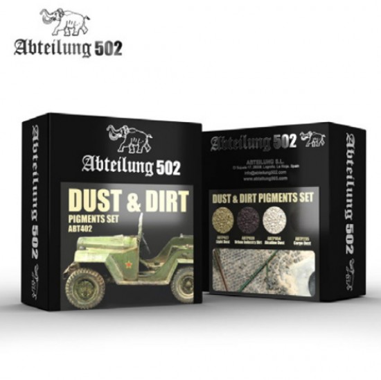 Dust & Dirt Pigments Set (4 x 20ml)