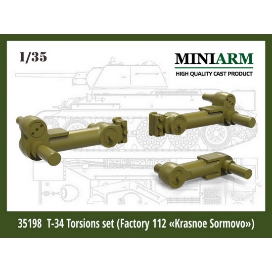 1/35 T-34 Torsions Set (Factory 112 Krasnoe Sormovo) for Dragon/Zvezda/MiniArt kits