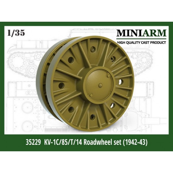 1/35 KV-1C/85/T/14 Roadwheel set (1942-43)