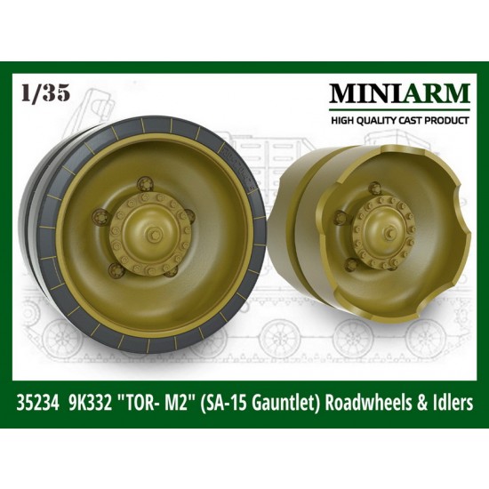 1/35 Road & Idler Wheel 9K332 "TOR" M2 ADMS SA-15 Gauntlet for Zvezda/Takom