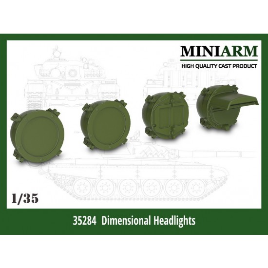 1/35 Dimensional Headlights
