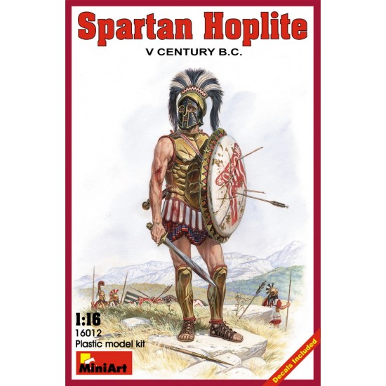 1/16 Spartan Hoplite V Century B.C. (1 figure w/base)