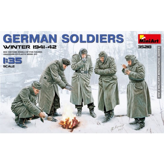 1/35 German Soldiers in Winter 1941-1942 (5 Figures)