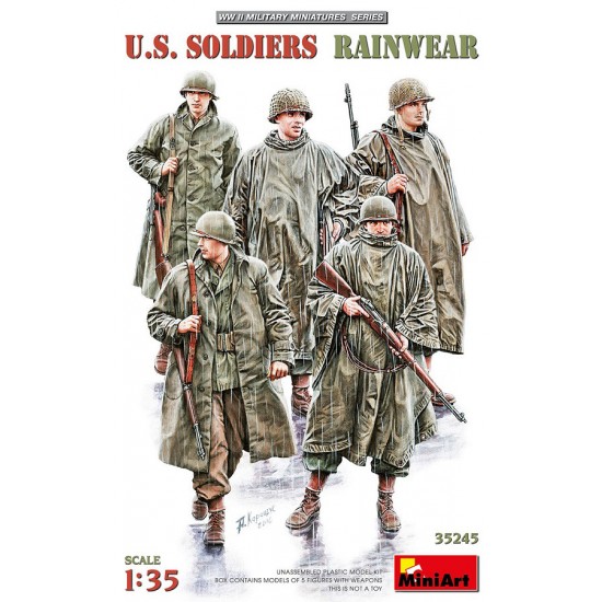 1/35 US Soldiers Rainwear (5 figures)