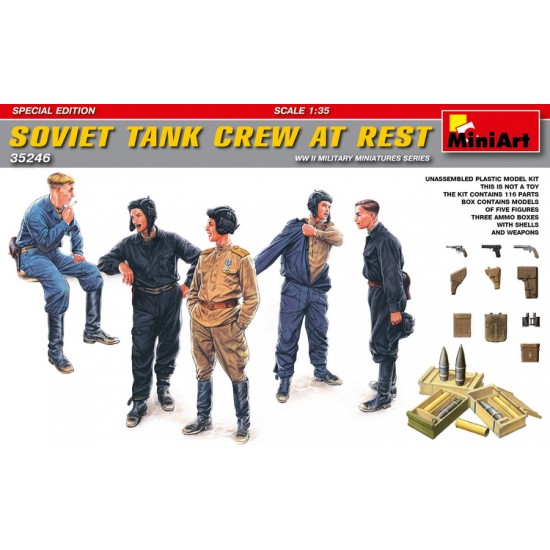 1/35 Soviet Tank Crew at Rest [Special Edition]