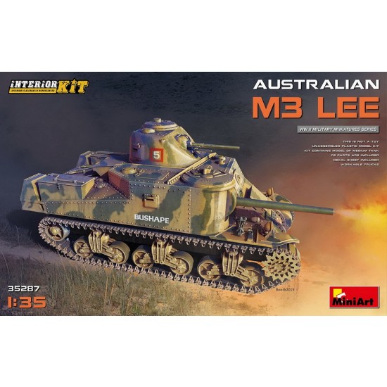 1/35 WWII Australian M3 Lee [Interior Kit]