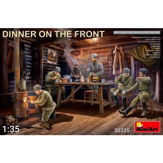 1/35 Dinner On The Front (5 Figures & Diorama)
