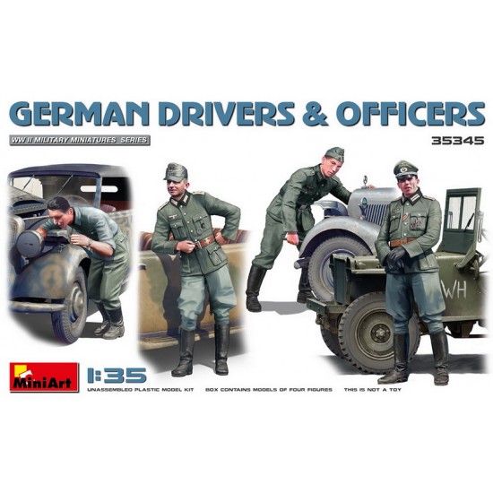 1/35 German Drivers & Officers (4 figures)