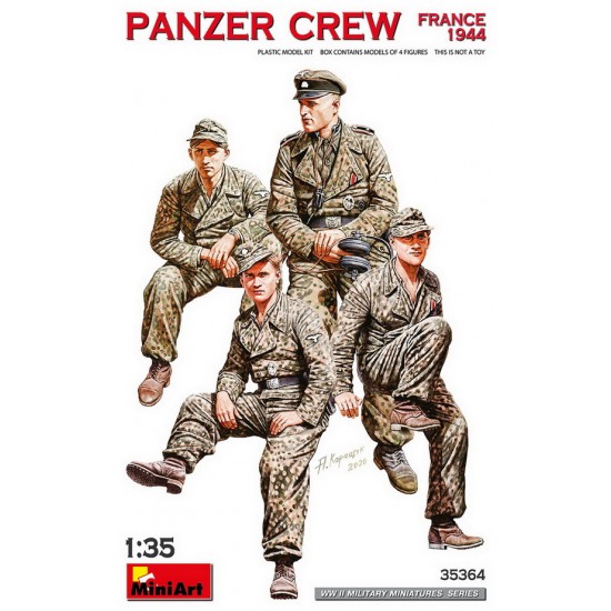 1/35 Panzer Crew, France 1944 (4 figures)