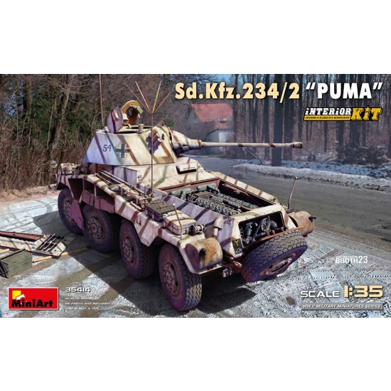 1/35 SdKfz.234/2 Puma Full Interior Kit