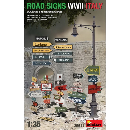 1/35 WWII Road Signs in Italy