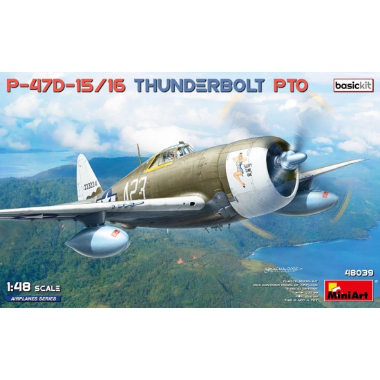1/48 P-47D-15/16 Thunderbolt. PTO Razorbacks Basic Kit MiniArt 48039