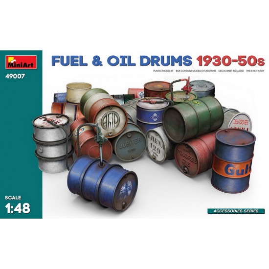 1/48 Fuel & Oil Drums 1930-50S