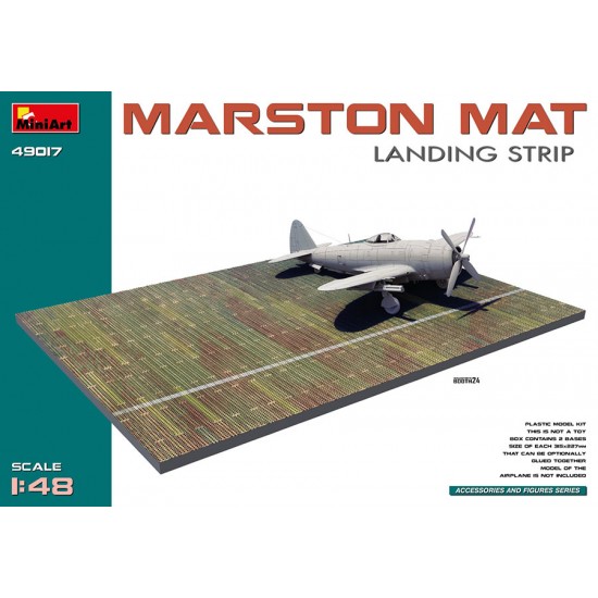 1/48 Marston Mat Landing Strip (2 bases, each: 315mm x 227mm)